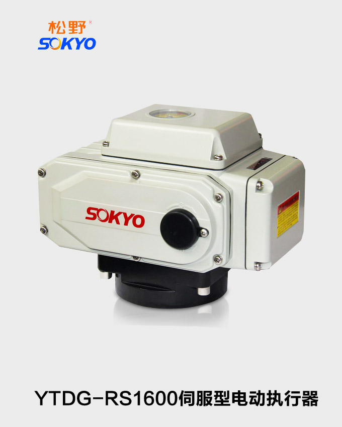 電動執行機構,YTDG-RS1600伺服型電動執行器