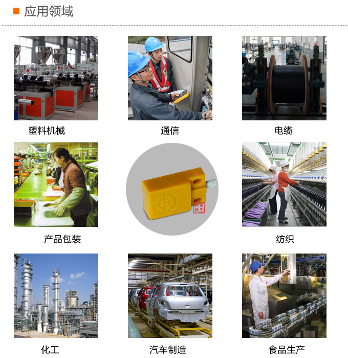 電感式接近開關,TX-W扁平形接近開關,接近傳感器應用領域
